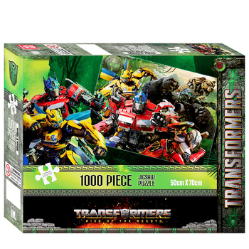 1000pc Transformers Rise of the Beasts Themed Jigsaw Puzzle 50x70cm 3y+