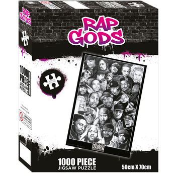 1000pc Rap Gods Collage Rappers Themed Jigsaw Puzzle Set 50x70cm 3y+ 