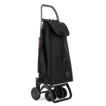Rolser I-Max Mf 4-Wheel Tour Folding Shopping Trolley 43L - Black