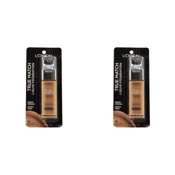 2PK Loreal 30ml Foundation True Match Medium Coverage #5N Carded