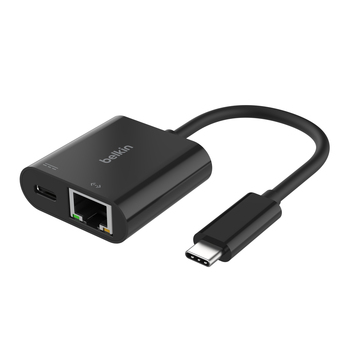 Belkin Connect USB-C to Gigabit Ethernet & 100W Charging Adapter