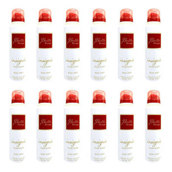 12PK Insignia Women's Body Spray Bella Rouge 150ml Daily Fragrance Mist