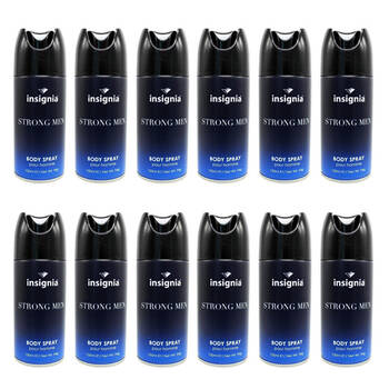 12PK Insignia Men's Body Spray Strong Men Pour Homme 150ml Fragrance