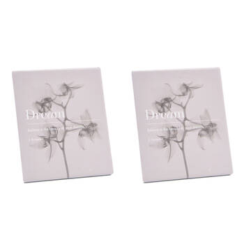 2PK Bramble Bay Inspirational Home Decor Plaque W/ Dream Roosevelt Quote Pink