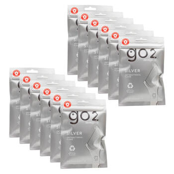 12x 36pc Go 2 Dentagenie Go2 Flosspyx Dental Floss Picks Antibacterial 