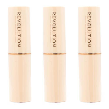 3PK Revolution Fast Base Stick Cream Foundation 6.2g Face Makeup F1 Cosmetics