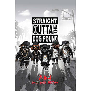 Animal Club D.S. Valori Dog Pound Regular Wall Poster/Print 61 x 91.5cm