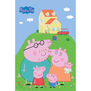 Peppa Pig Evie and Family Regular Wall Poster/Print 61 x 91.5cm