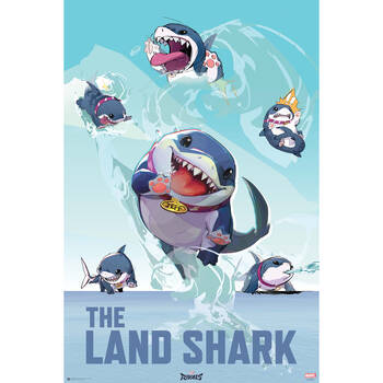 Marvel MCU Rivals Jeff the Land Shark Room Decoration Wall Art Poster