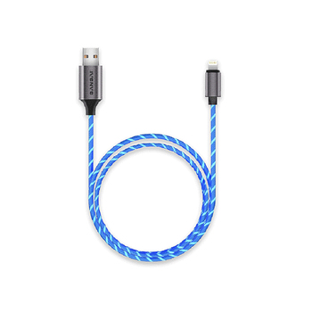 Sansai Light Up 8-Pin Phone/Tablet Charging Cable 1m Assorted