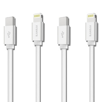 2PK Sansai USB-C to 8 Pin Cable 1.2M Data Transfer Cable