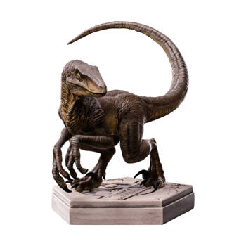 Jurassic Park Velociraptor C Icons Statue Action Figure 3.5in