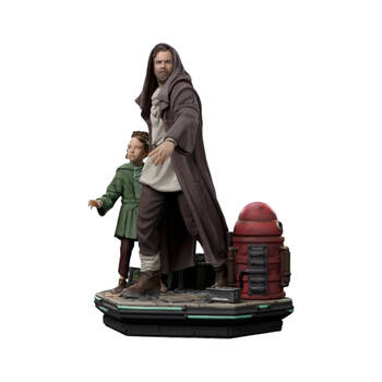 Star Wars - Obi-Wan & Young Leia DLX 1:10 Statue Collectable