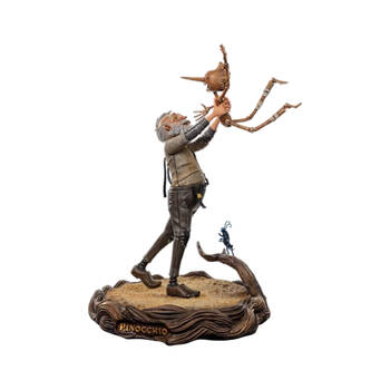 Gepeto & Pinocchio 1:10 Statue Action Figure Display 23cm