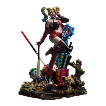 Batman Harley Quinn Gotham City Sirens DLX 1:10 Statue