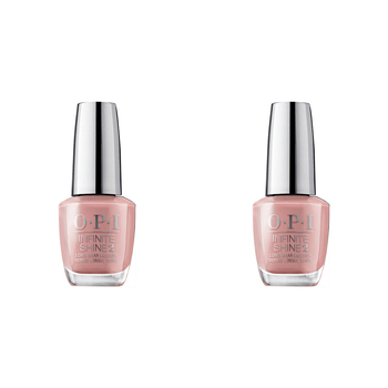 2PK OPI Infinite Shine Long Wear Lacquer Nail Polish Barefoot in Barcelona 15ml