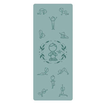 Imagine That Sun Salutation Eco Fitness Exercise Yoga Mat 150x61cm Teal