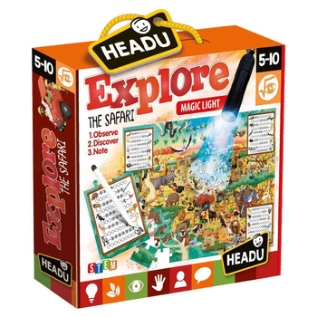 Headu Explore the Safari Kids Interactive Activity Puzzle 5y+