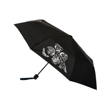 Clifton 97cm UPF50+ Wind Resistant Umbrella - Australian Animals on Black
