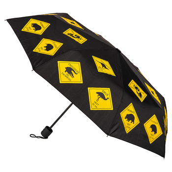 Clifton Mini Maxi 96cm Travel Umbrella - Road Signs
