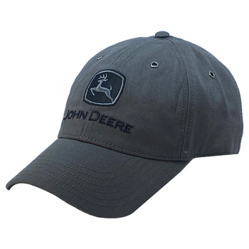 John Deere LP83266-JD Cotton Twill Cap/Hat Embroidered Charcoal