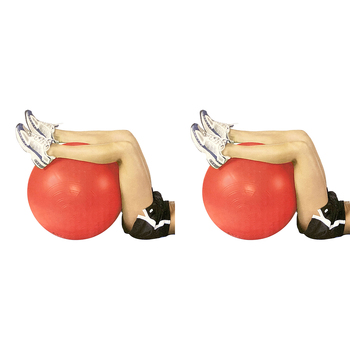 2PK Home Exercise Gym Fitness Training/Workout Ball Round - Assorted