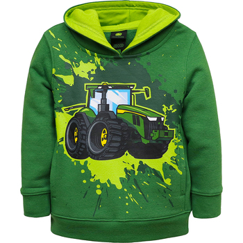 John Deere Splash Tractor Fleece Pullover Toddler Size 4