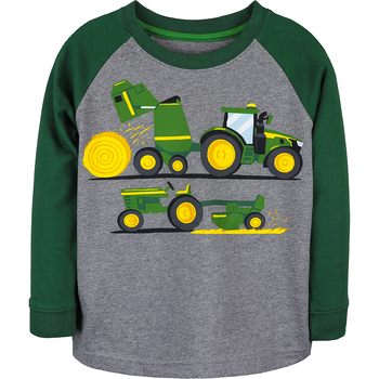 John Deere Hay Baler Themed T-Shirt/Tee Toddler Size 4