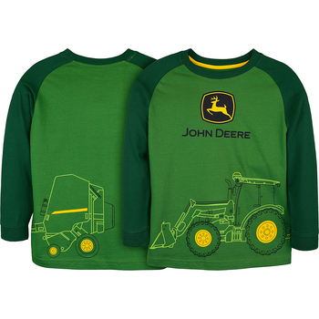 John Deere Hay Baler Themed T-Shirt/Tee Child Size 5