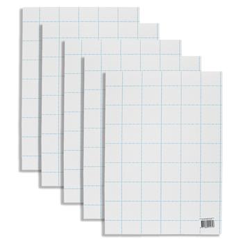 5PK Jasart Self-Adhesive A3 Foamboard 5mm Backing Board - White