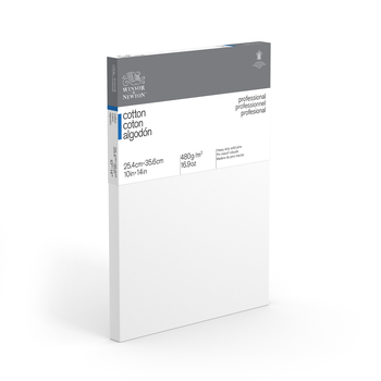 Winsor & Newton Professional 3/4" Thin Edge 10x14" Cotton Canvas - White