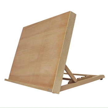 Jasart Art/Craft Wooden Desk Mounted A2 Drawing Board Easel