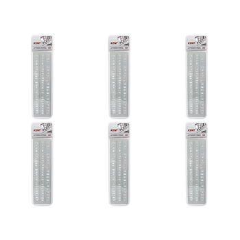 6PK Kent Lettering Stencil 5mm Home/School stationery Drawing/Design