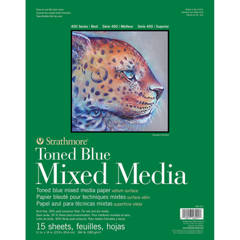 Strathmore 11x14'' 15 Sheets Mixed Media Heavyweight Premium Paper