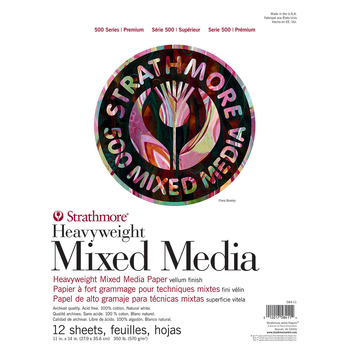 Strathmore 570gsm 11x14'' 12 Sheets Mixed Media Heavyweight Premium Paper