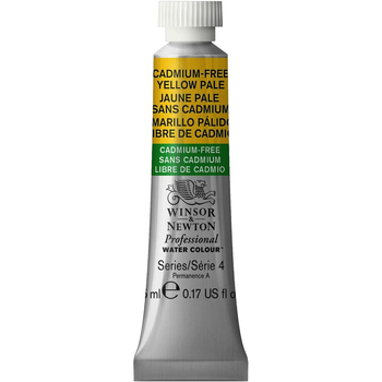 Winsor & Newton 5ml Pro Watercolour Tube Cadmium Free Yellow Pale S4