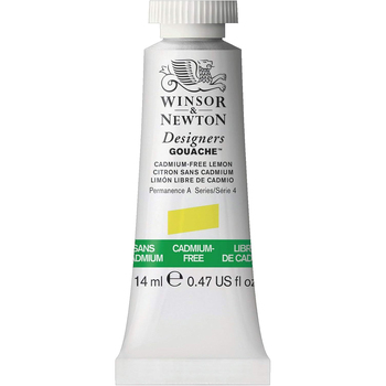 Winsor & Newton 14ml Designers' Gouache Cadmium Free Lemon S4
