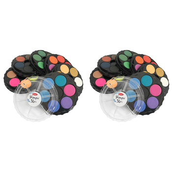 2x 36pc Jasart Voyager Art/Craft Watercolour Discs Set