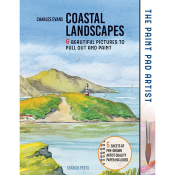 Search Press The Paint Pad Artist Coastal Landscapes Paperback Book