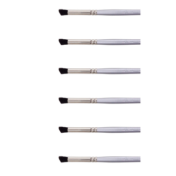 6PK Jasart Ox Hair Deer Foot Watercolour/Oil Brush - Size 1/8