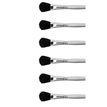 6PK Jasart Goat Hair Mop Watercolour Paint Brush Size 12 - Black