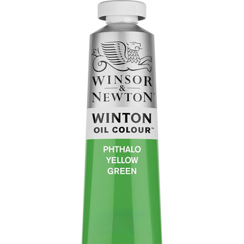 Winsor & Newton 200ml Winton Oil Colour Paint Tube Phthalo Yellow Green