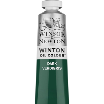 Winsor & Newton 200ml Winton Oil Colour Paint Tube Dark Verdigris