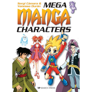 Search Press Mega Manga Characters Paperback Book