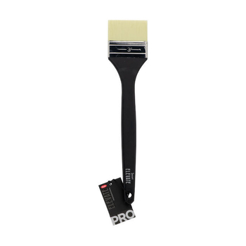 Jasart Elevate Professional Long Handle Flat Brush 3"/75mm - Black
