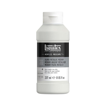 Liquitex Silver Metallic Medium 237ml Home Arts And Crafts Painting