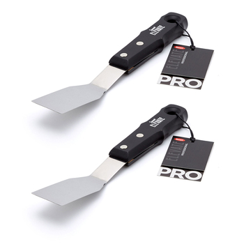 2PK Jasart Elevate Pro #3 Painting Palette Knife Metal 35x24cm Large - Black