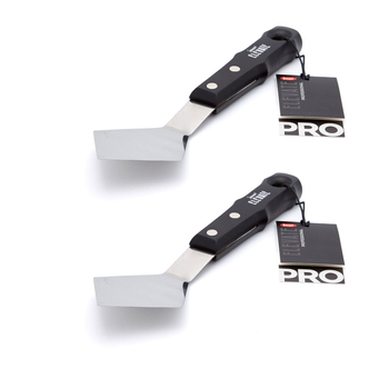 2PK Jasart Elevate Pro #10 Painting Palette Knife Metal 35x24cm Large - Black