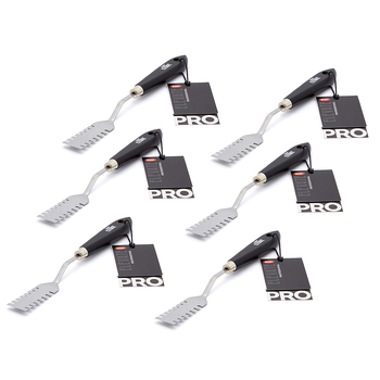 6PK Jasart Elevate Effects Metal Palette Knife Comb Small - Black