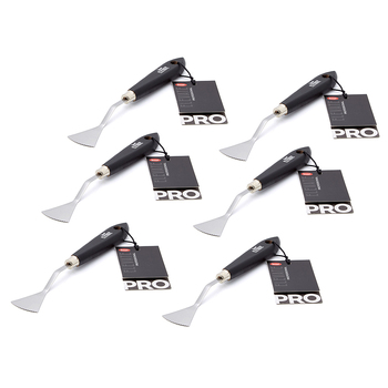 6PK Jasart Elevate Effects Metal Palette Knife Fan Small - Black